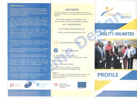 DISABILITY RIGHTS WATCH PROFILE