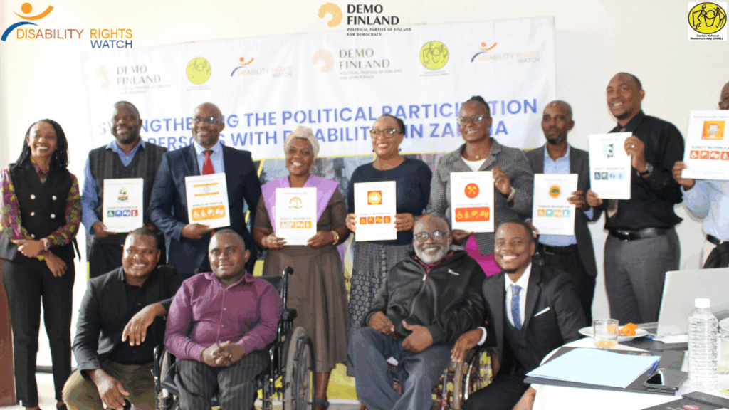 Historic Milestone: Zambia’s First Political Party Disability Inclusion Plans Launched Historic Milestone: Zambia’s First Political Party Disability Inclusion Plans Launched